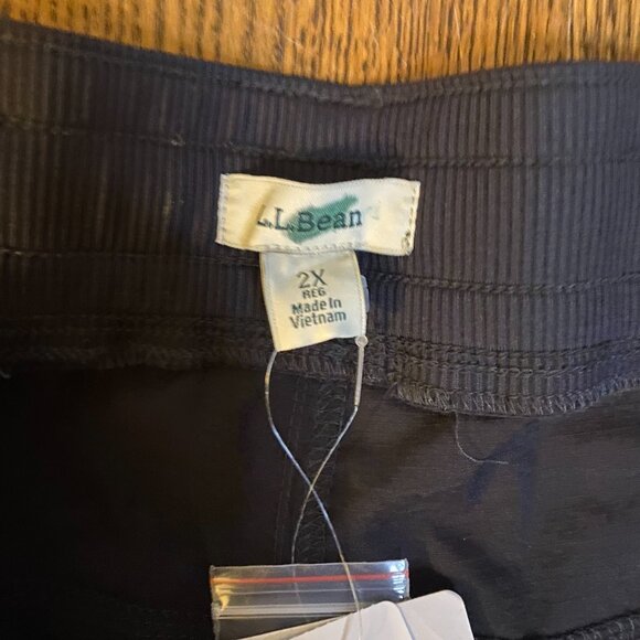 L.L. Bean Vista Camp Pants Classic Black 2X Women's Plus NWT - Picture 4 of 6